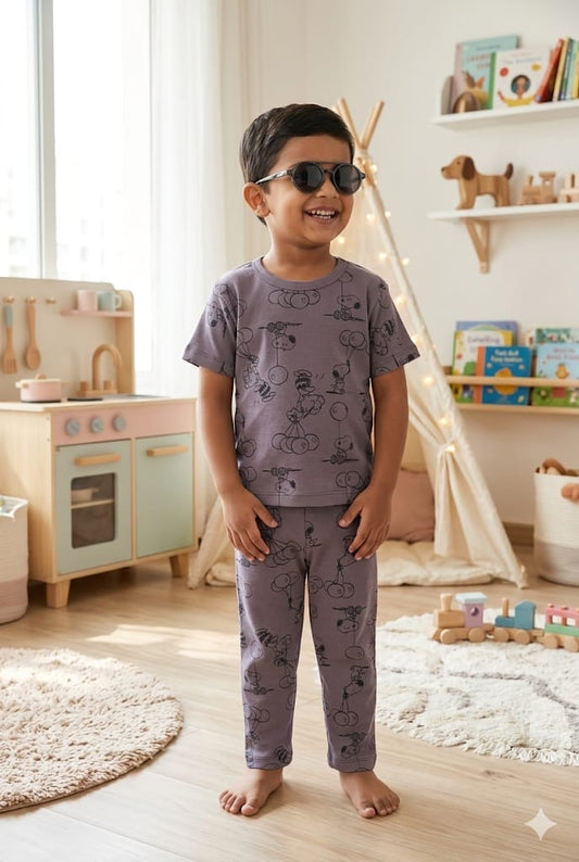 Tim ribbed Coord  set (1-6 years )Code:SA