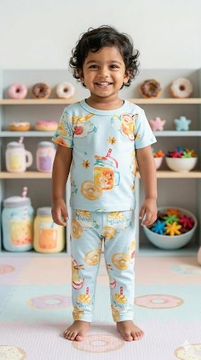 Breakfast Top & bottom set (1- 3 years)