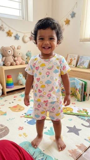 Colourful Short set (6 months- 3 years)
