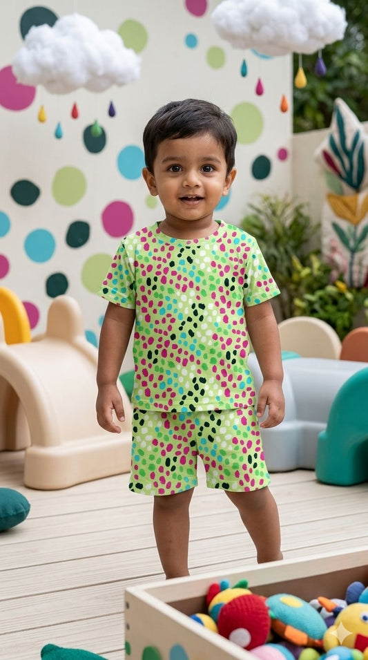 Green Short set (6 months- 3 years)