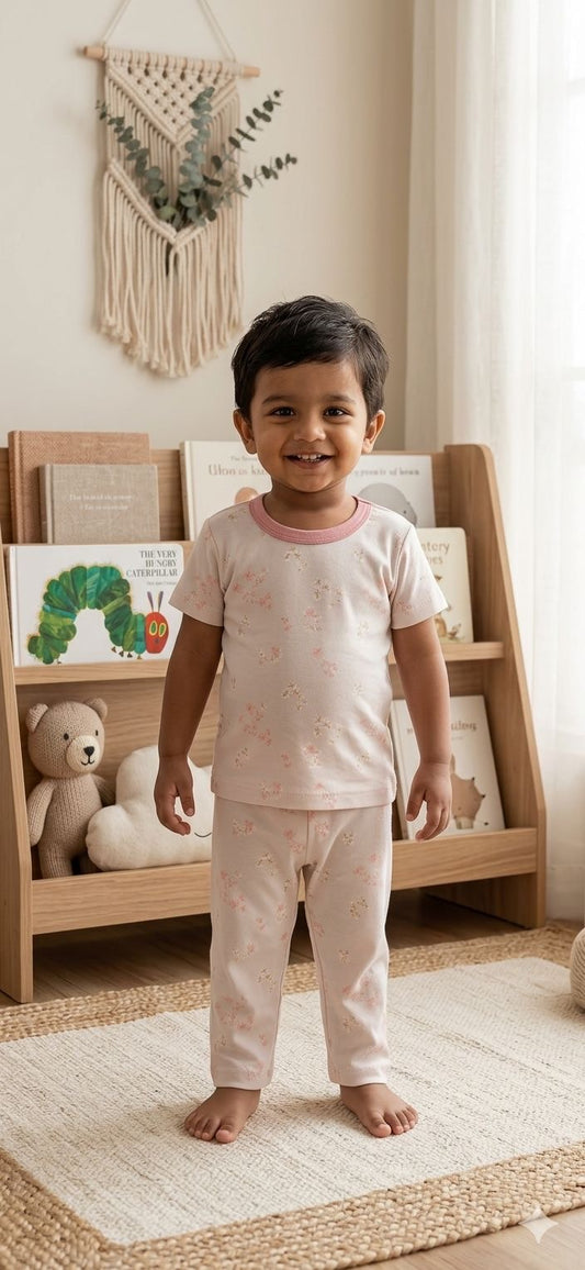 Floral Top & bottom set (6 months- 3 years)