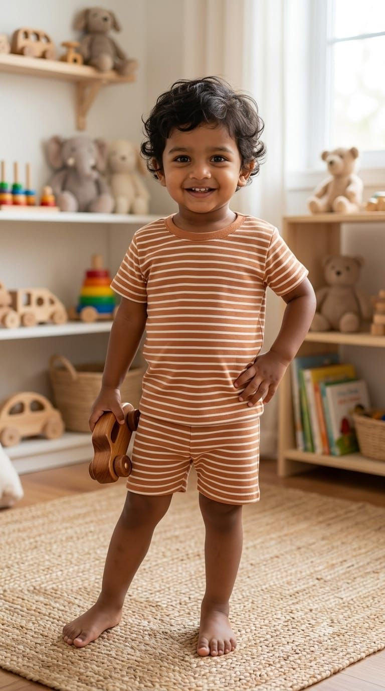 Stripes Short set (1- 3 years)