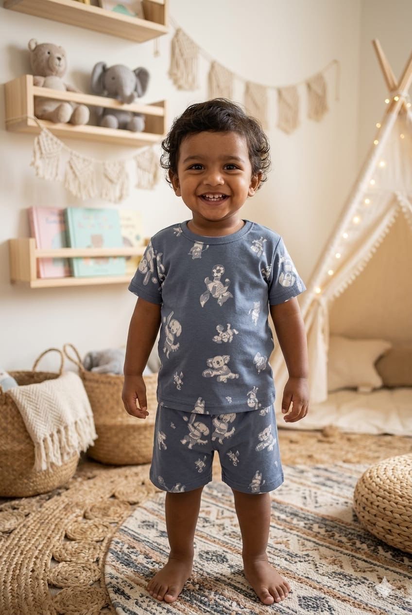 Teddy short  set (1- 3 years)