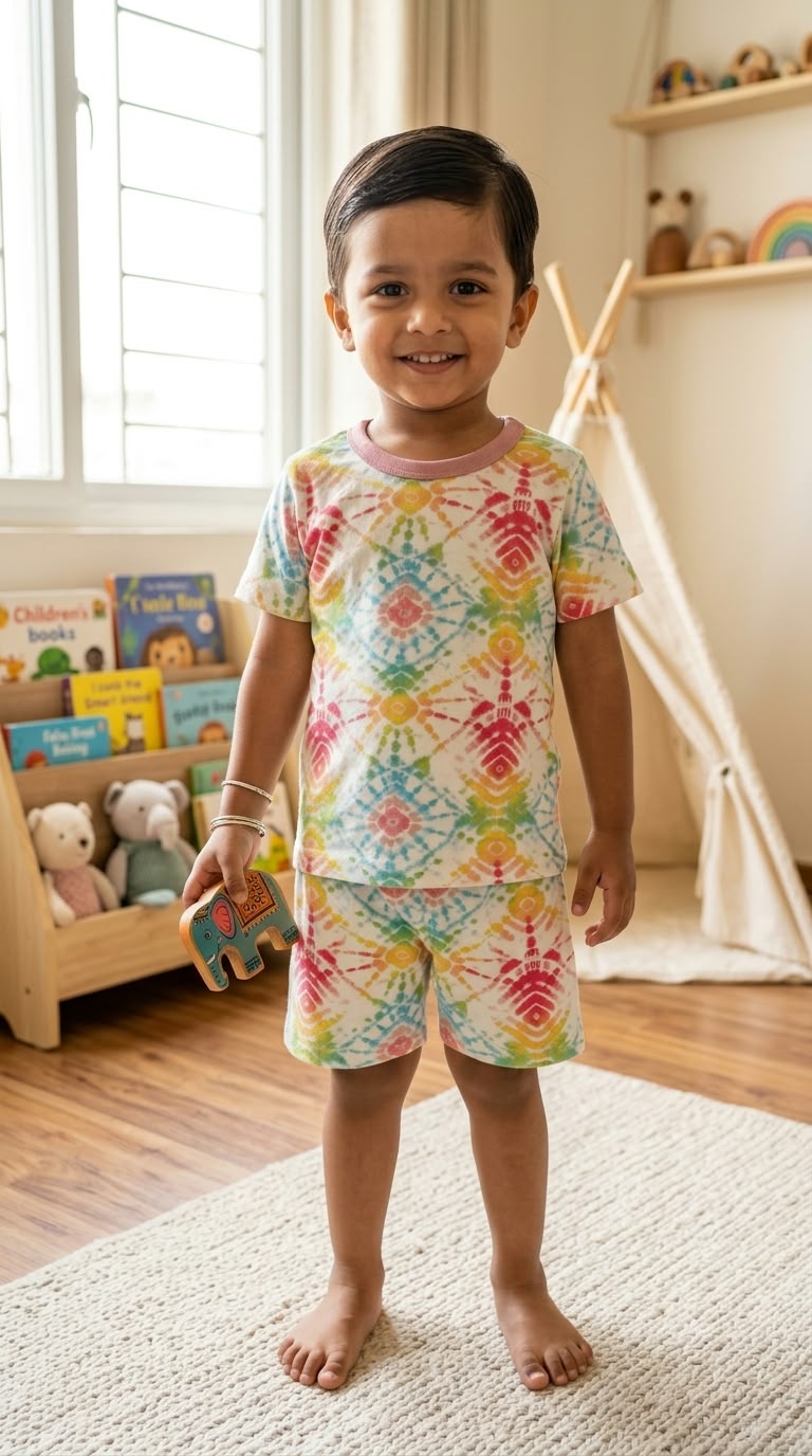 Colourful Short  Set (1-2 year )