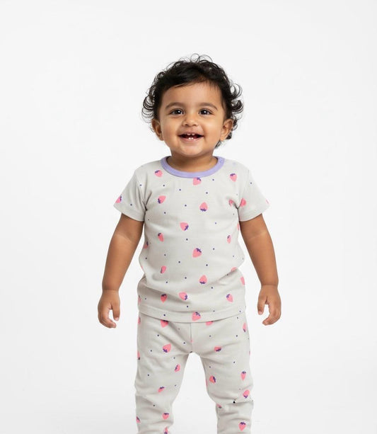 Strawberry Top & bottom Set (2-5 years )