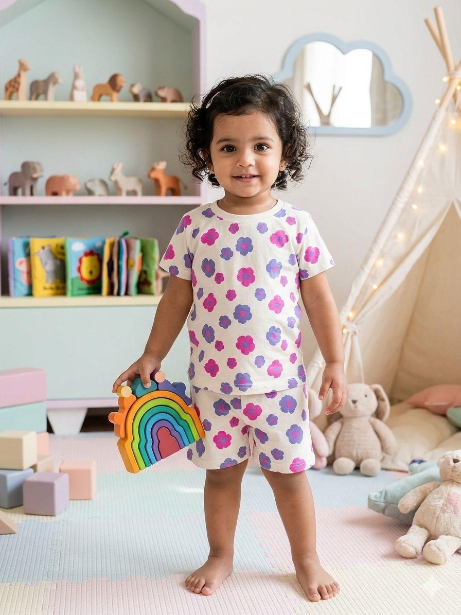 Colourful Short set (1-2 year)