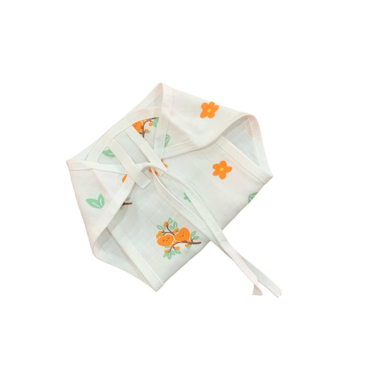 Floral  double layered nappy (Newborn-3 months)