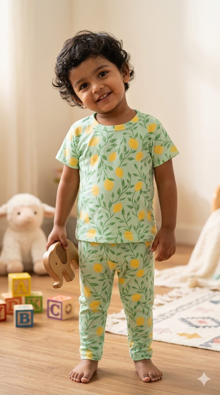 Lemon  Top & bottom  set (6 months-3 years)