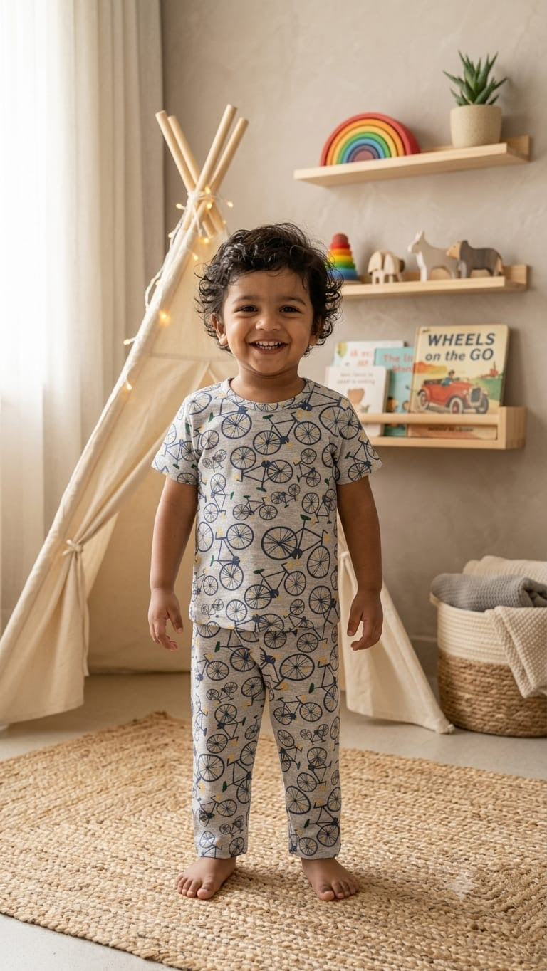 Cycles Top & bottom  set (6 months-3 years)