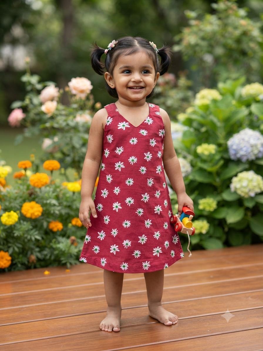 Assorted design  –Frock  Random Design – ₹89  -(2-3 year)