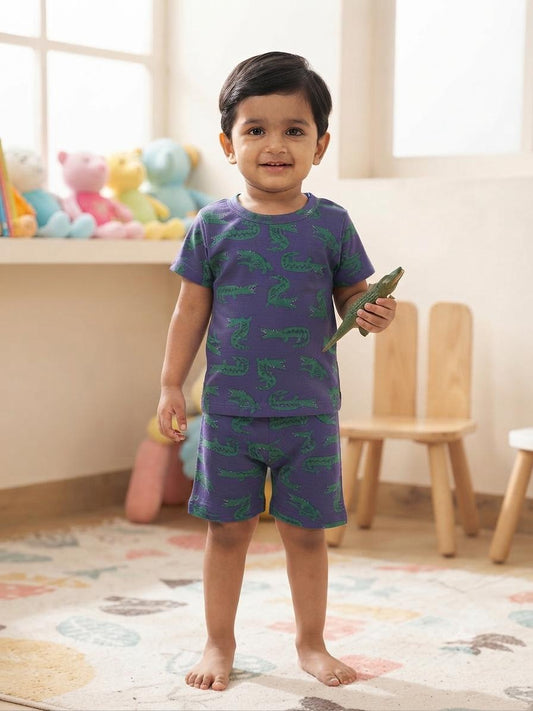 Blue green Short set (1-3 year)