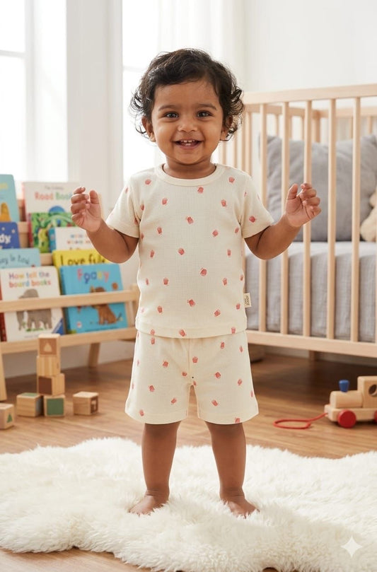 White red  Short  Set (1-2 year )