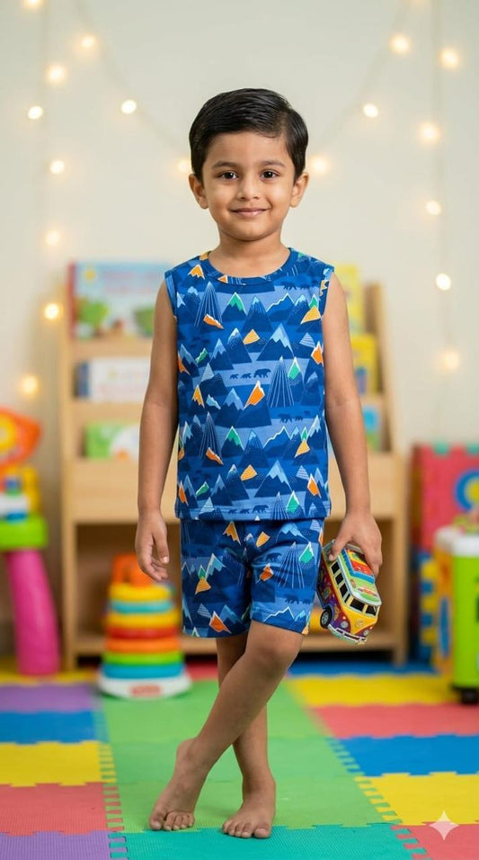 Assorted design  –Short Set    Random Design – ₹99 -(3-4 years)