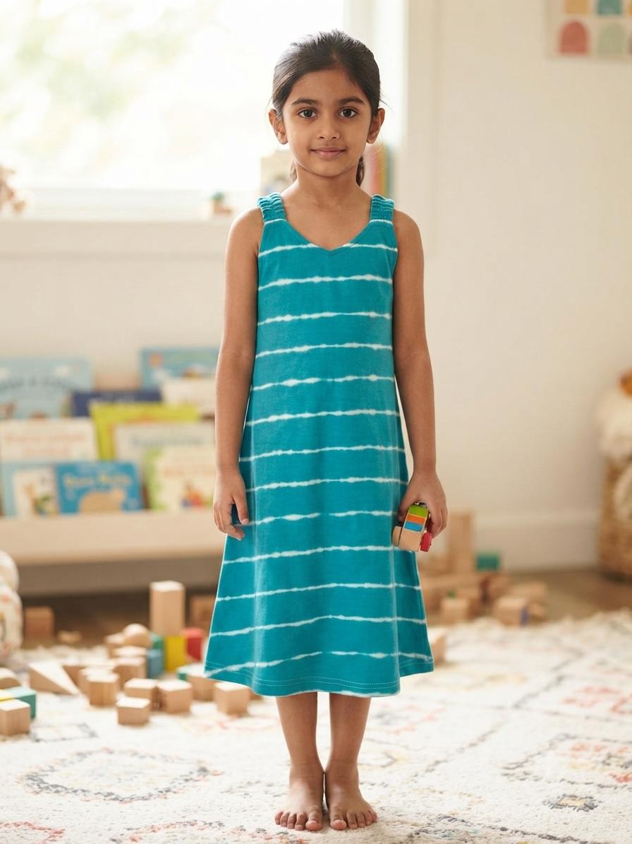 Assorted design  –Frock  Random Design – ₹89  -(6-7 year)
