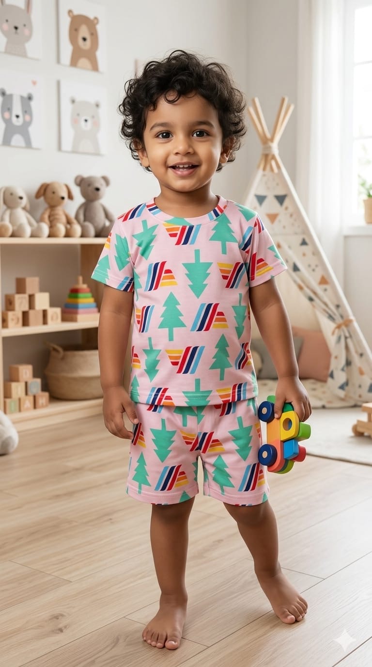 Colourful Short  set (1-3 years)