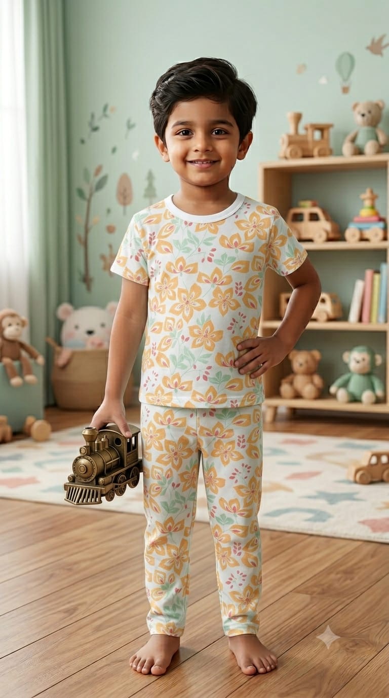 Floral Top & bottom Set (2-5 year)