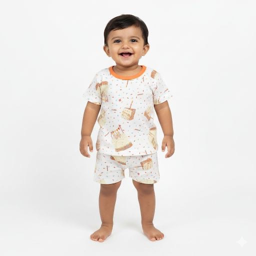 Ice cream Short set (3 Months-3 Years)