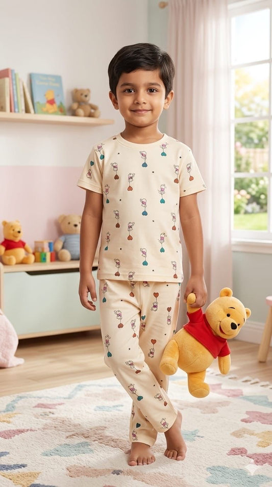 Flying teddy Top & bottom  set (4-5 year)