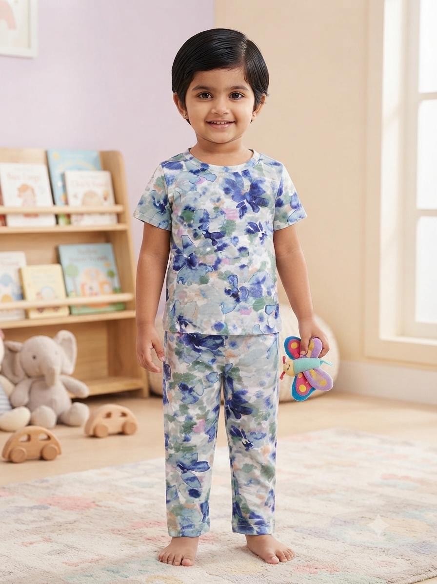 Blue Top & bottom  set (6 months-3 years)