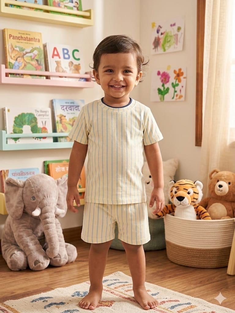 Assorted design  – Short Set    Random Design – ₹99  -(6 months - 4 year)