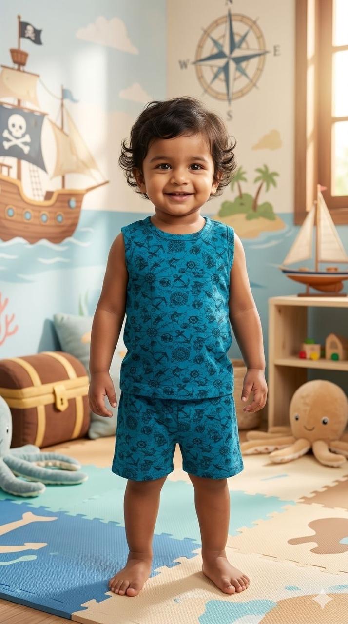 Arrow Sleeveless Short set (1-2 years)