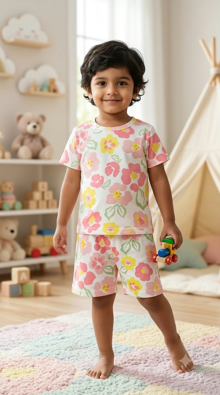 Floral Short  Set (1-3 year )