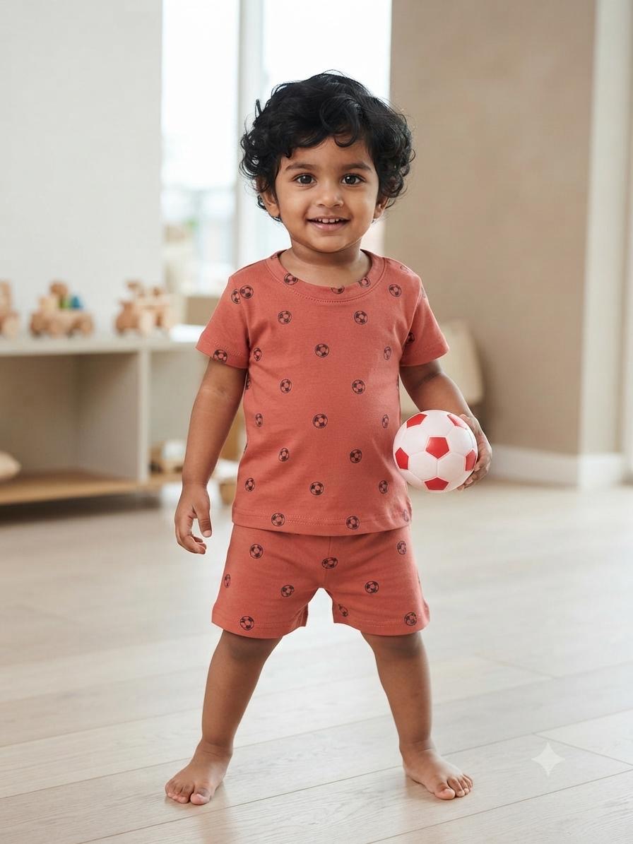Football Short set (6 months-3 year)