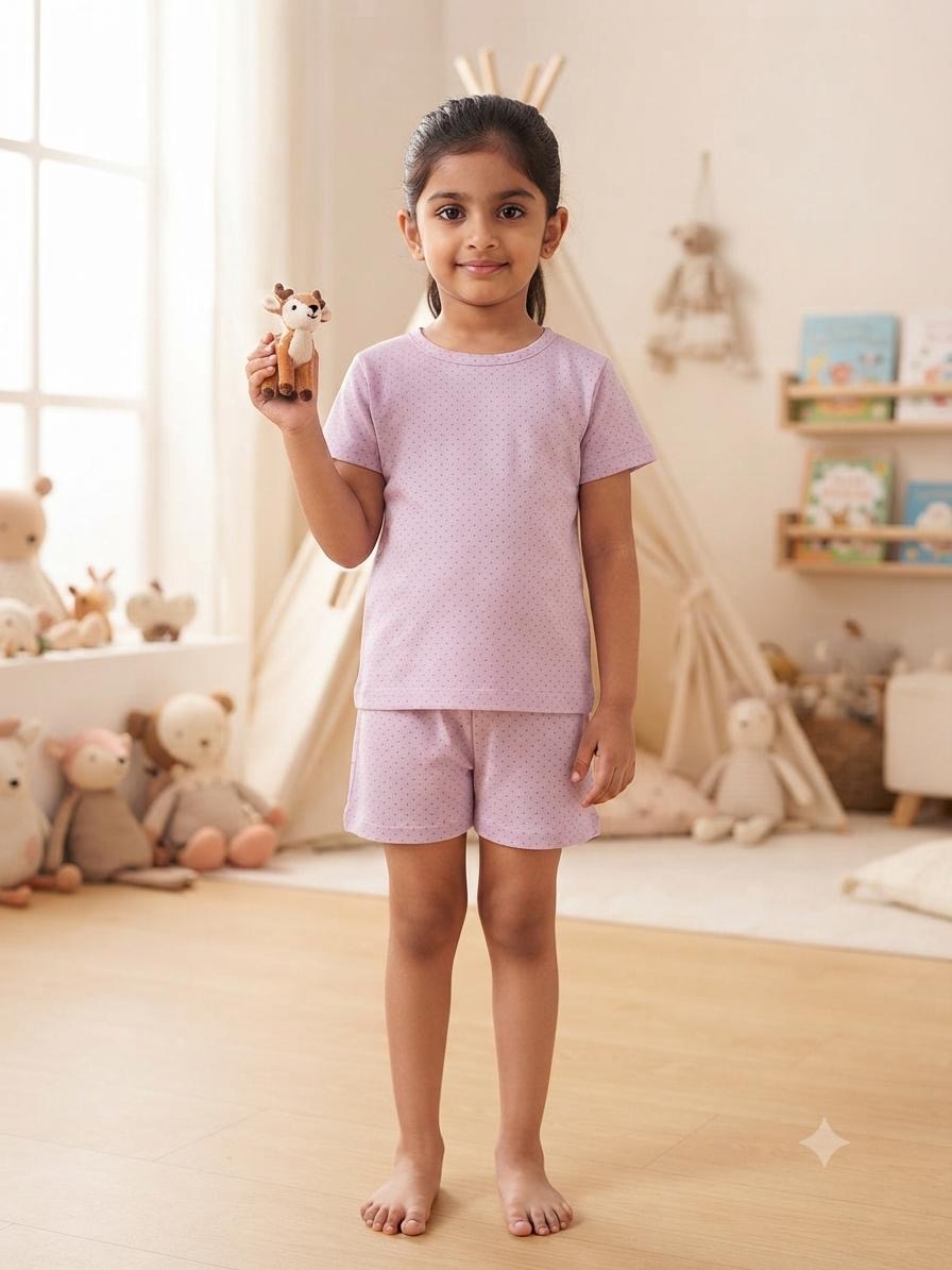 Light purple  Short set (3-5 years)