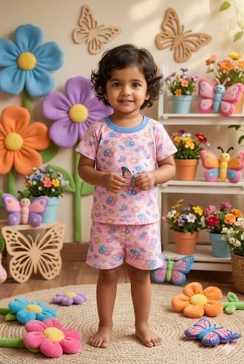 Colourful Short set (1-2 year)