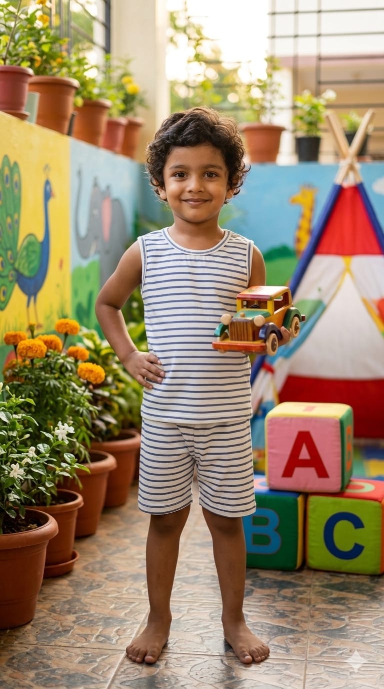 Black white short set (3-4 years)