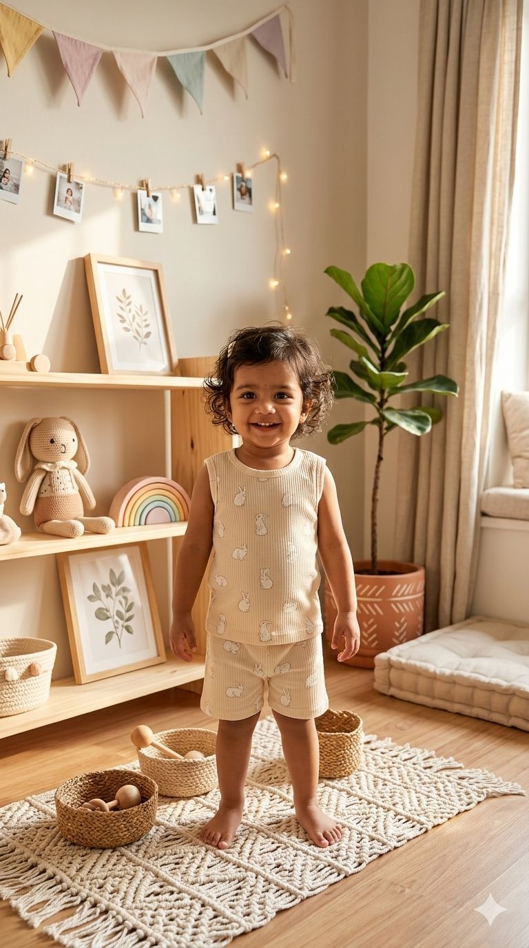 White rabbit short set (6 months-3 years)