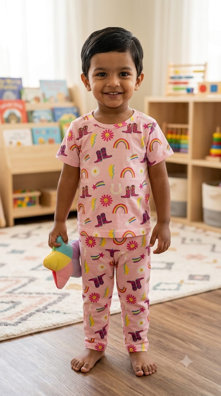 Rainbow  TOP & BOTTOM  set (6 months- 3 years)