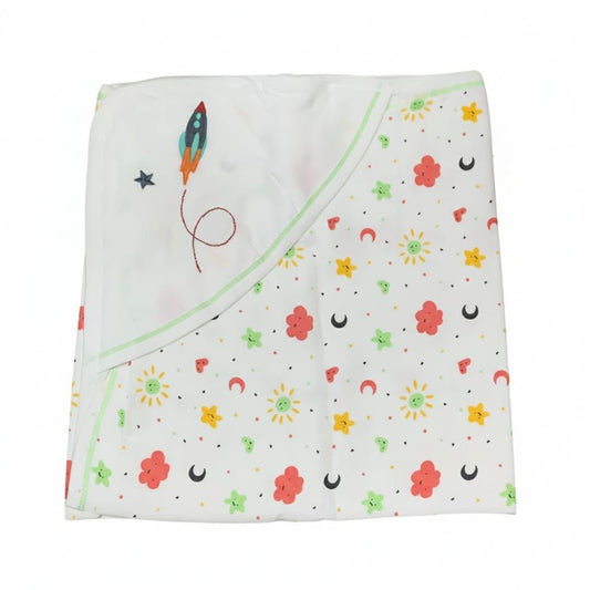 Rocket  2 muslin hooded towel(70*70)
