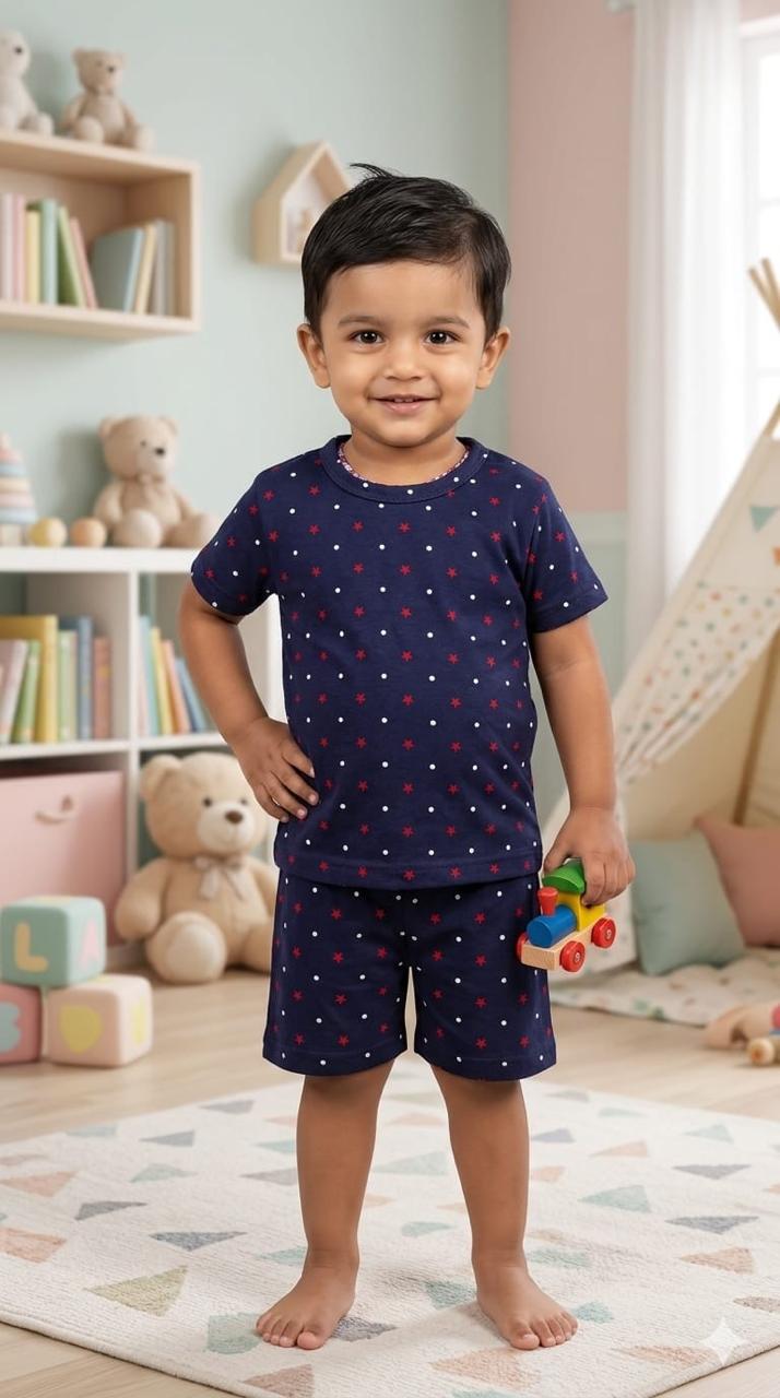 Blue short set (1-3 year)