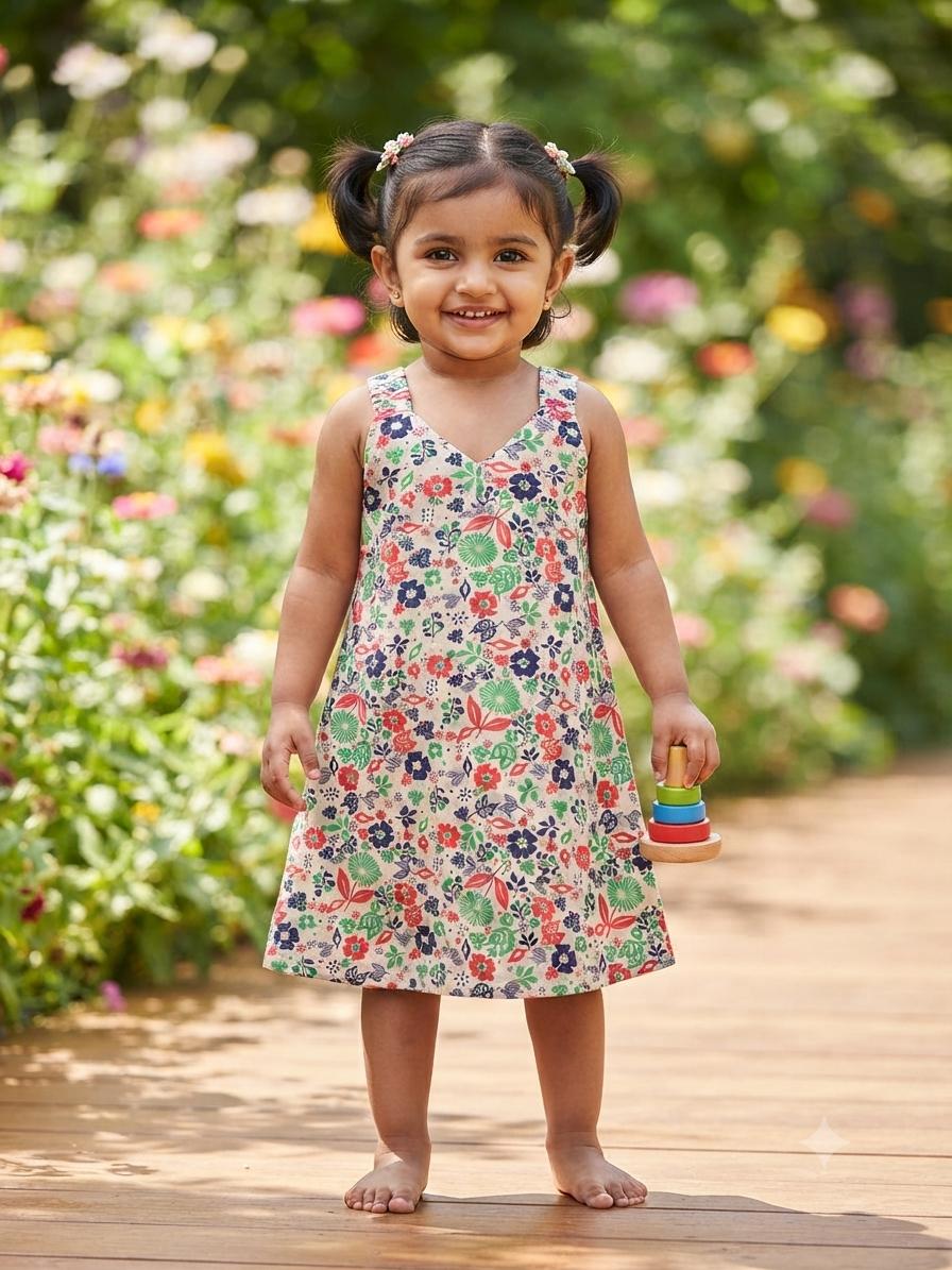 Assorted design  –Frock  Random Design – ₹89  -(2-3 year)