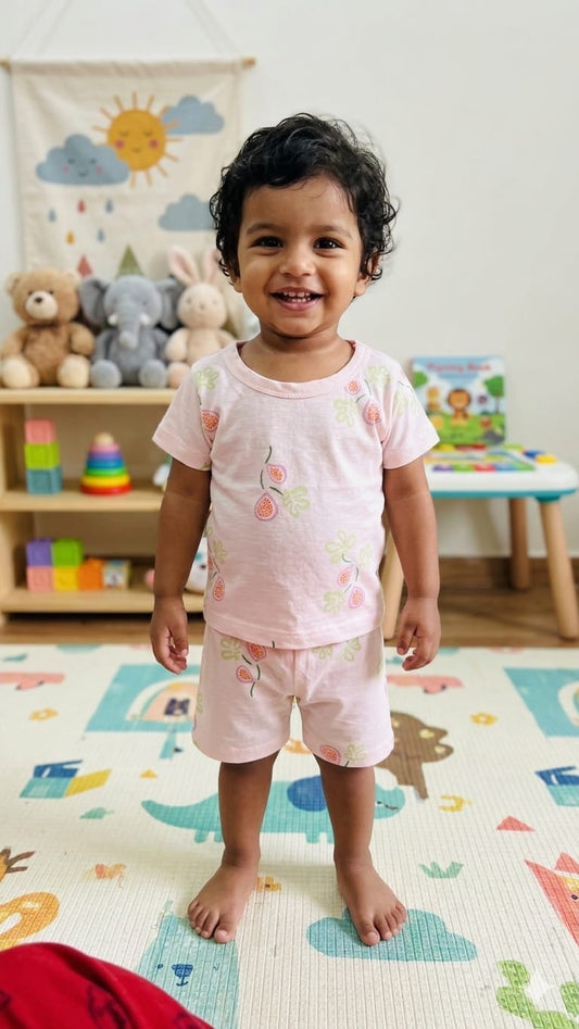 Pink Short set (6 months- 3 years)