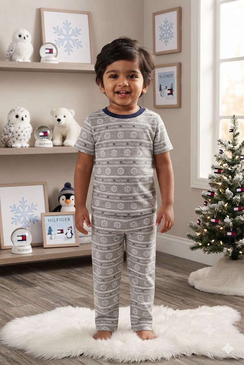 Grey Top & bottom Set (1-2 year)