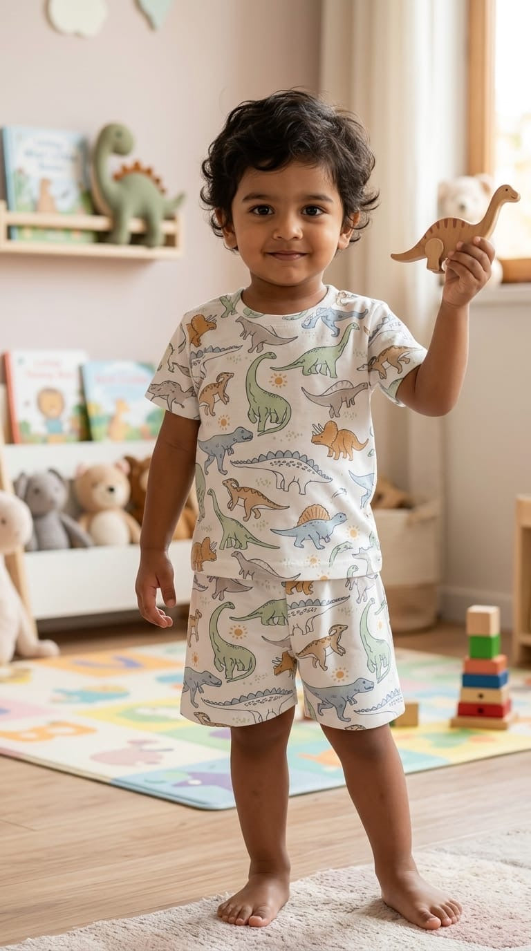 Dino jungle world Short set (1-3 year)