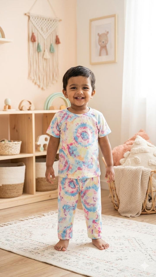 Blue pink Top & bottom  set (6 months-3 years)