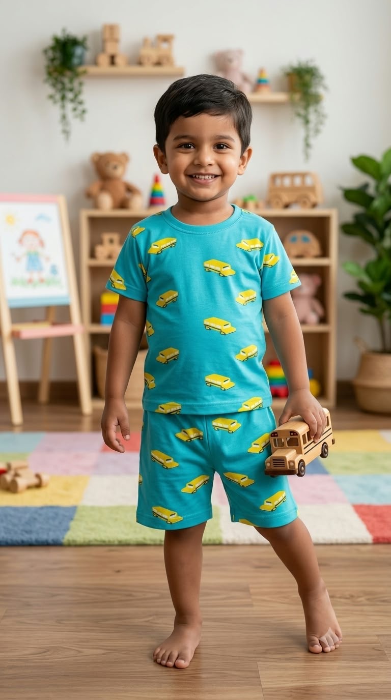 Car Short  Set (1-3 year )