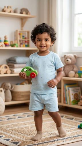 Blue  Short set (1-2 year)