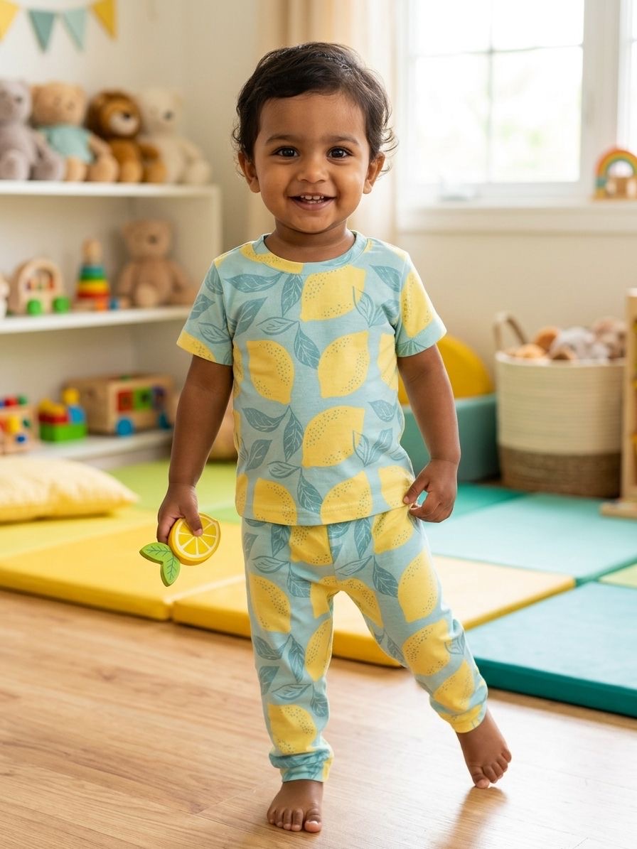 Lemon Top & bottom  set (6 months-3 years)