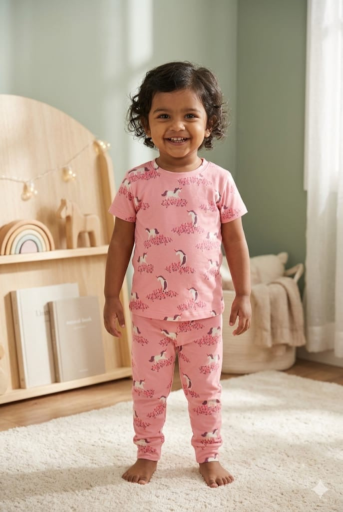 Unicorn world Top & bottom  set (6 months-3 years)