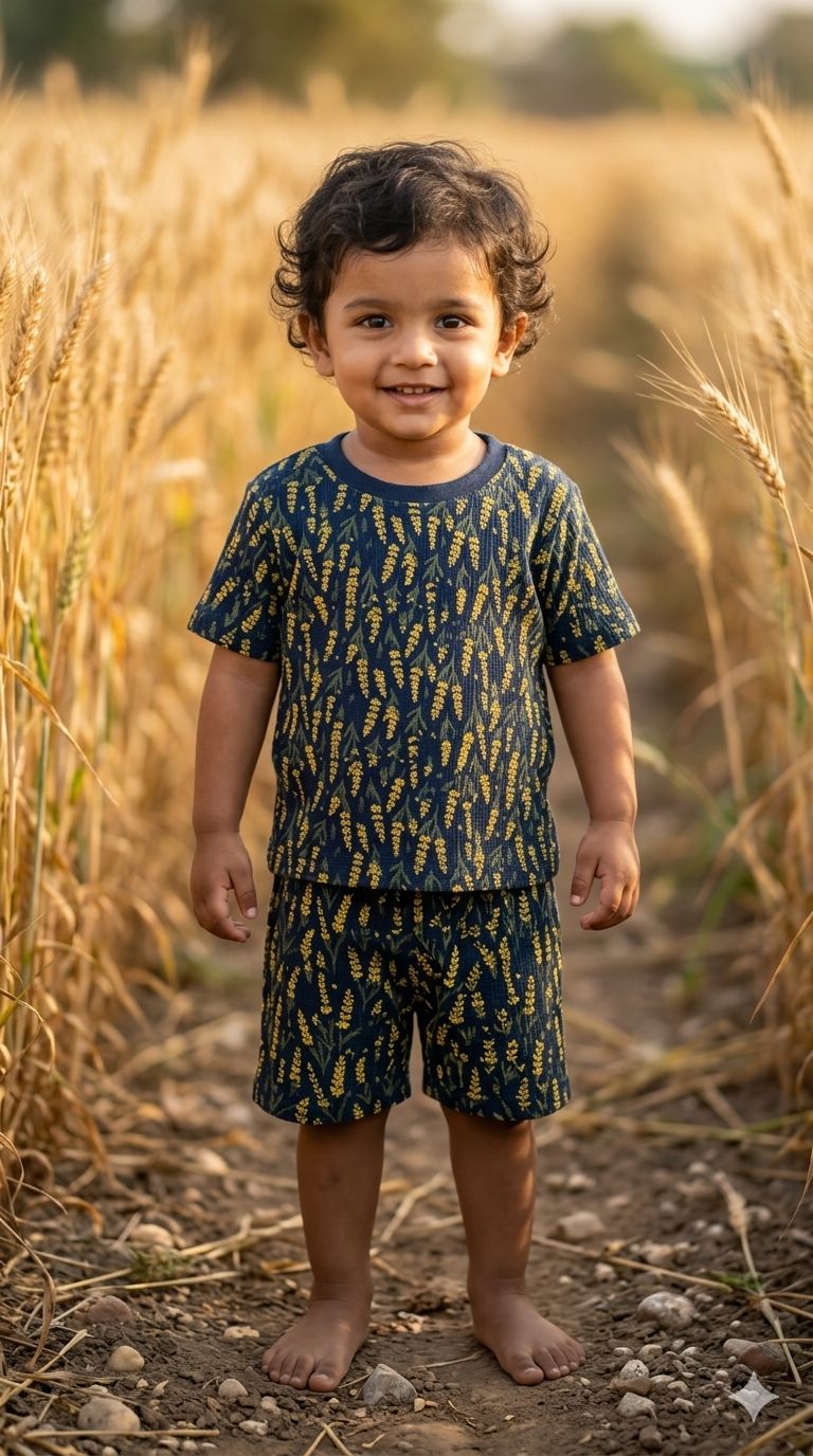 Black Short  set (1-6 years )Code:SA