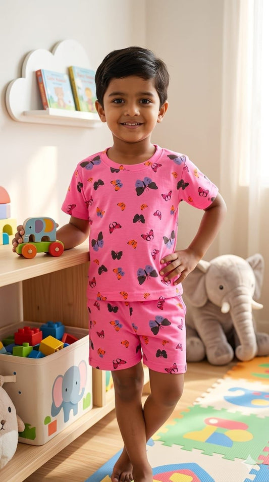 Butterfly Short  set (1-6 years )Code:SA