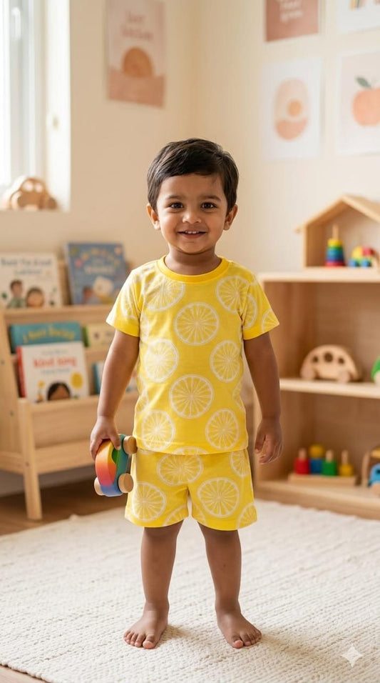 Yellow  Short set (1-3 year)