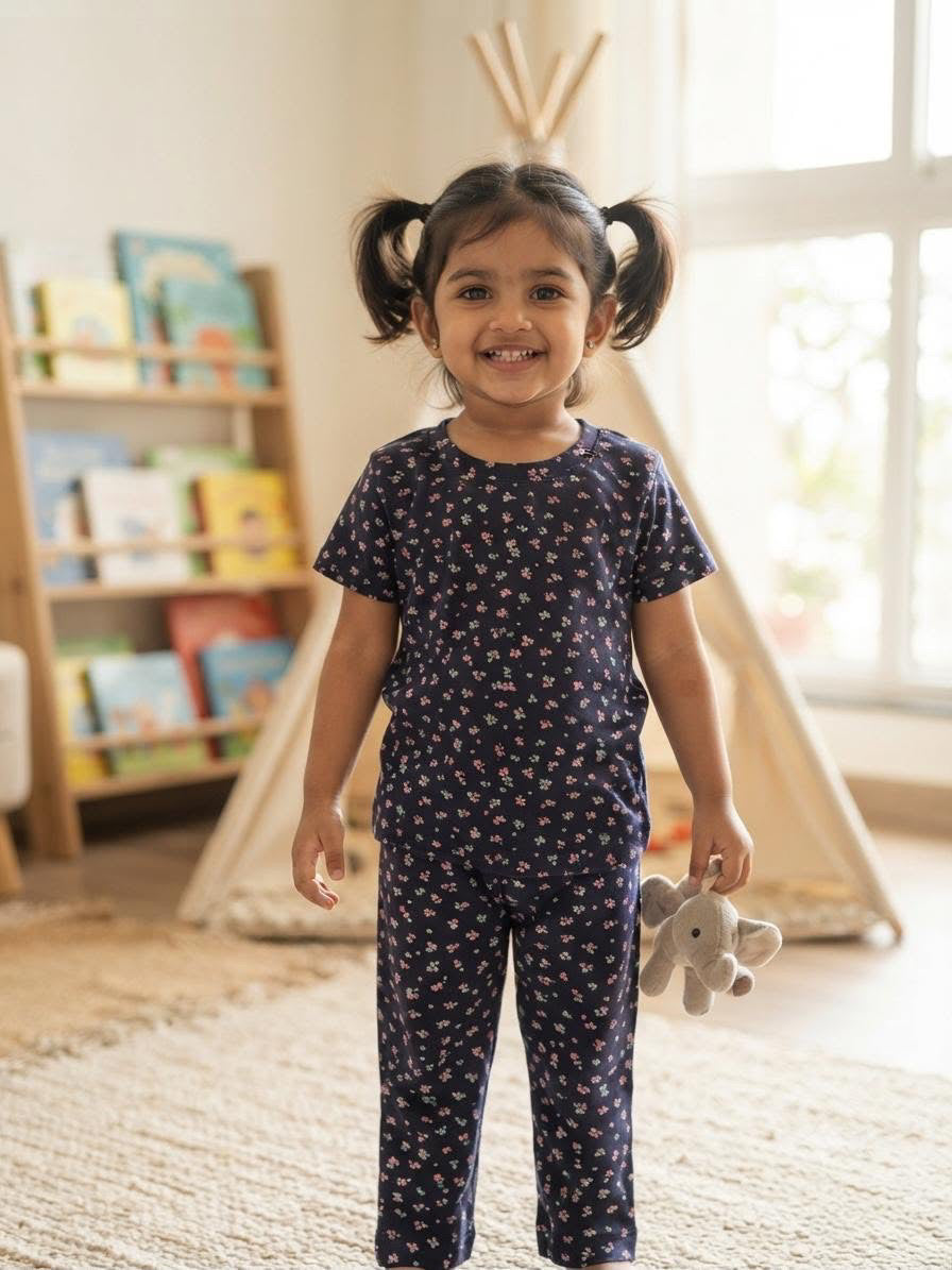 Black Top & bottom set (1-3 year)