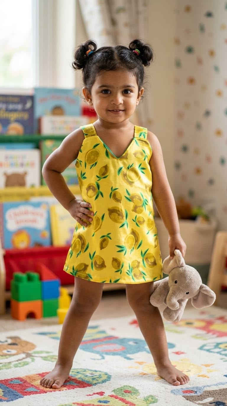 Clearance Sale –Frock Random Design – ₹89 (6 -12 months)