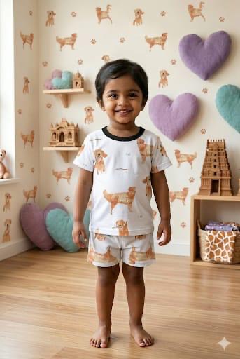 Pink Short set (1-2 year)