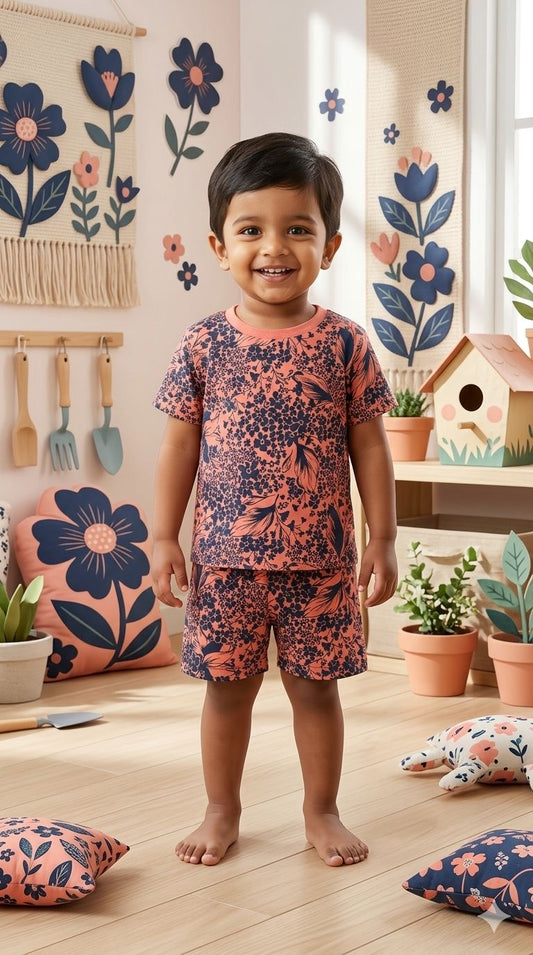 Marron black  Short set (6 months- 3 years)